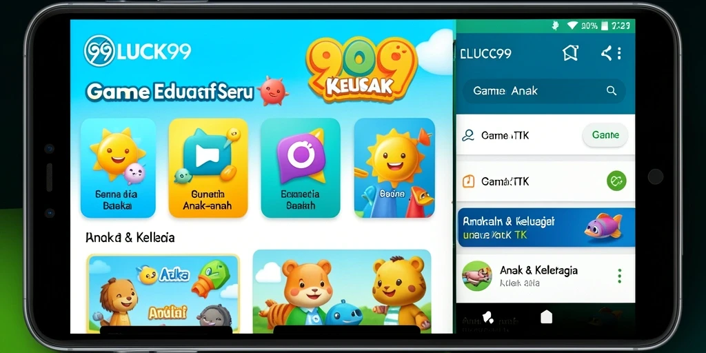 Antarmuka bermain yang edukatif dan ramah anak di 99LUCK99.