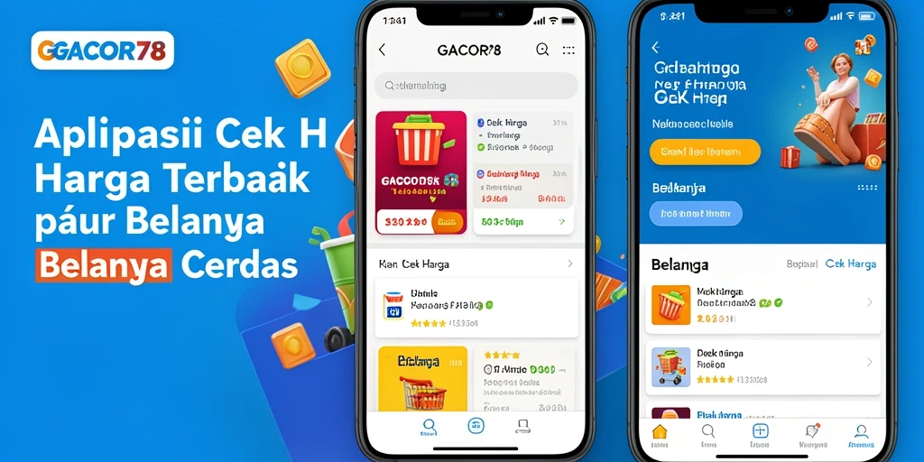 Screenshot utama GACOR78 menampilkan antarmuka aplikasi Cek Harga yang sederhana dan user-friendly.
