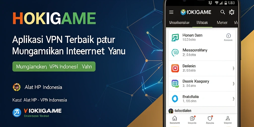 Antarmuka HOKIGAME yang sederhana dan mudah digunakan.
