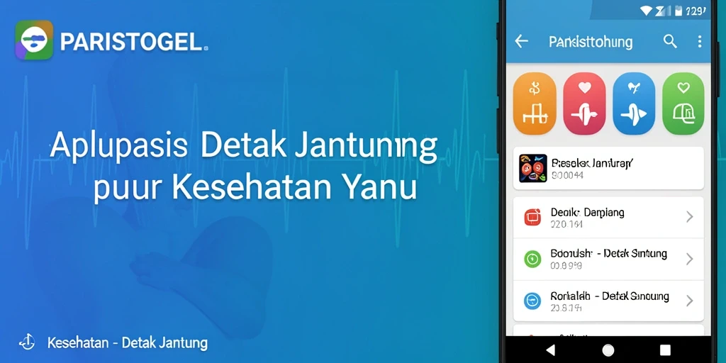 Antarmuka pengguna PARISTOGEL menampilkan analisis detak jantung secara jelas.