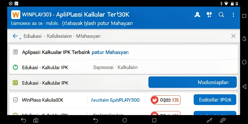 Tampilan antarmuka WINPLAY303 yang simpel dan fungsional.
